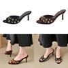 Zomer Hoge Hak Sandalen Met Velours Bovenkant Voor Dames Casual Chique Kleding