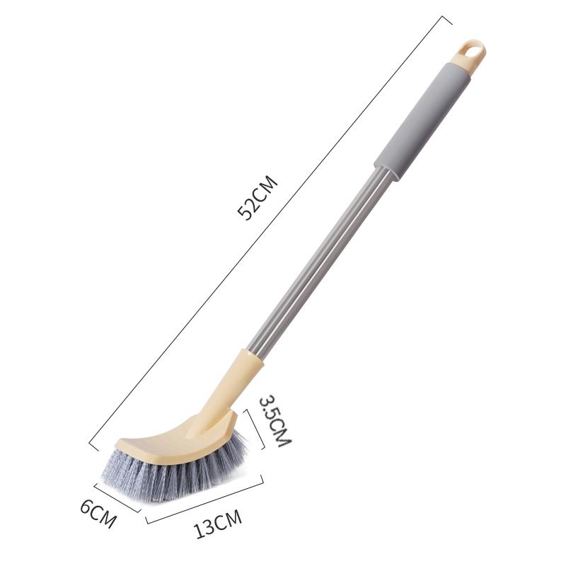Toilet Brush Household Wall-mounted Long Handle Without Dead Ends Washing Toilet Brush Toilet Hanging Soft Bristle Toilet Cleaning Pinglong