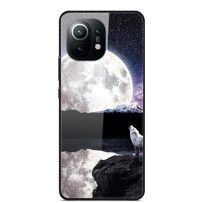Luxury Cover Case for Xiaomi mi 11 Tempered Glass Cover for Xiaomi mi 11 Lite 5G NE Phone Case for Xiaomi Mi 11 mi11 Lite Coque
