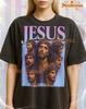 Jesus Crown Of Thorns Bootleg Shirt, Vintage Faith Christian Savior Art Tee, 90s Retro Throwback, Jesus With Crown Of Thorns Sweater