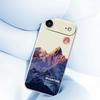 For iPhone 17 Air Case Blue Snow Mountain Pattern Printing Straight Edge TPU Phone Back Cover