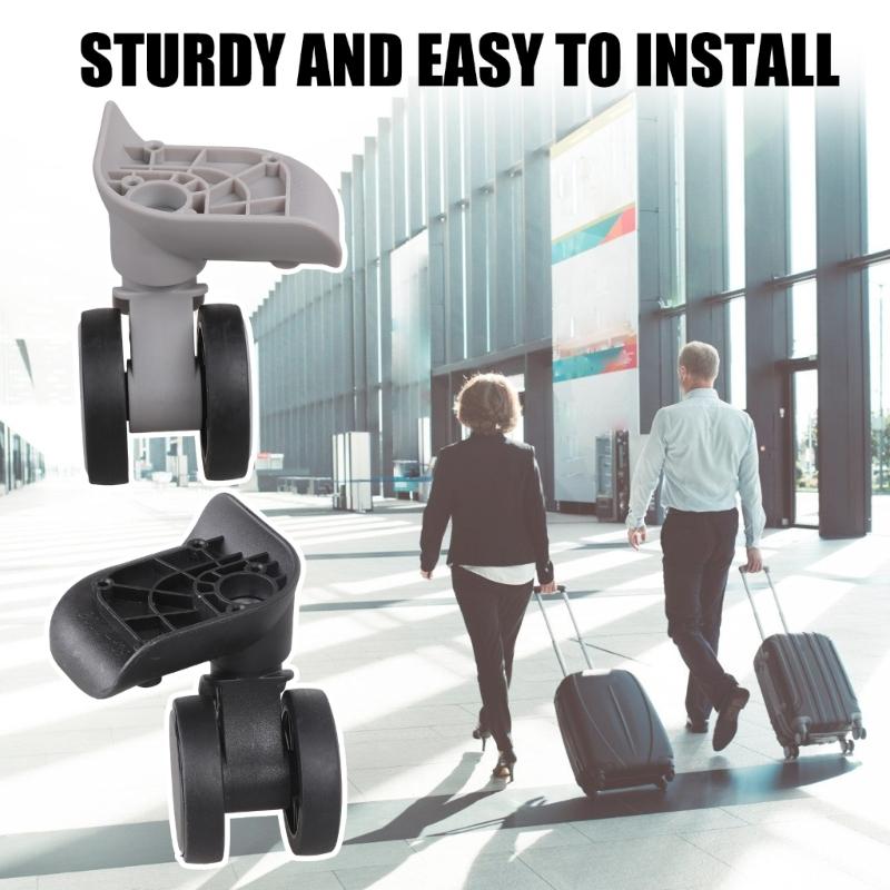 Double Wheel Replacement For Luggage Lightweight Yet Practical Y39 Suitcase Replacement Wheels For Travel