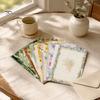 Floral Stationery Set 5Pcs Butterfly Paper Envelope Set, Vintage Writing with Lined Artistic Message Pages, Letter Kit for Letters, Greeting Messages,