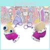 Kinger Keychain Plush Toy Featuring Adorable Purple Animal Design From The Amazing Digital Circus