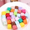 Acrylic Cheese Cube Beads For DIY Jewelry Making Bracelet Necklace Accessories