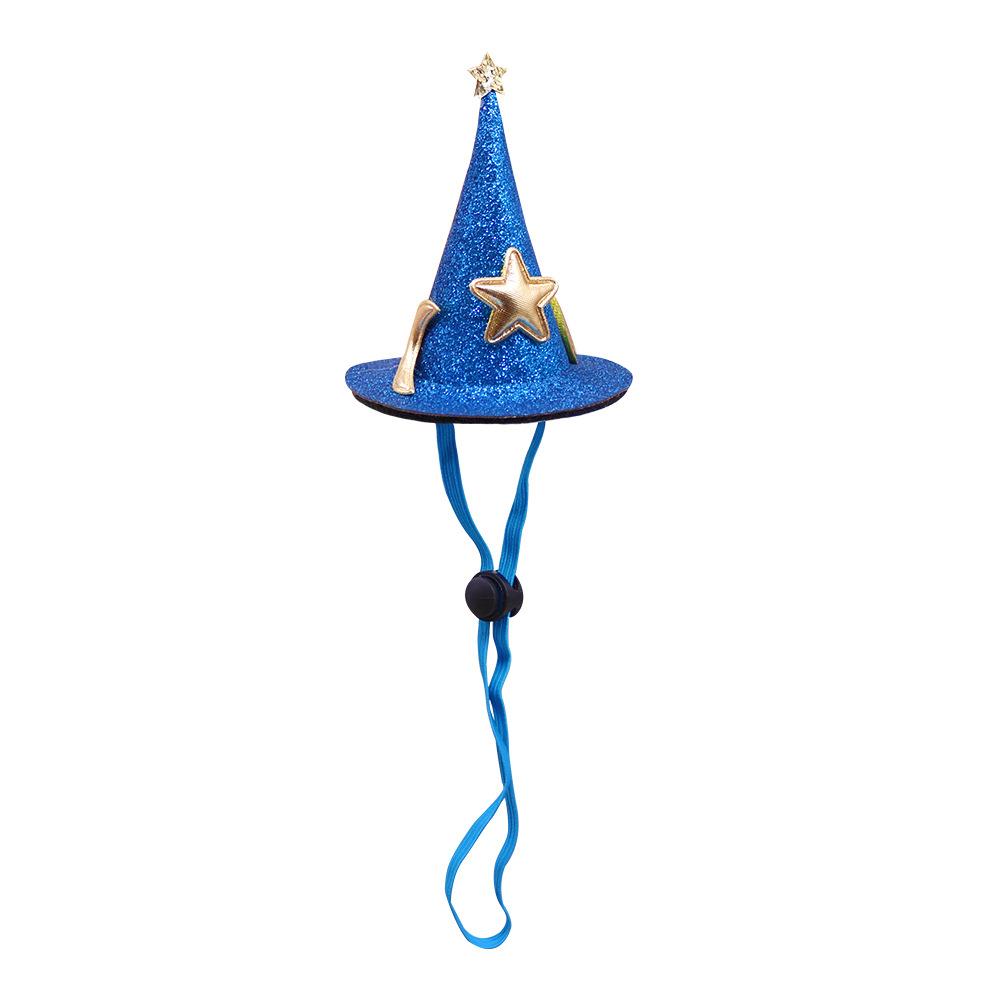 New Dog Decoration Hat Press Adjustable Hamster Hat Pumpkin Halloween Dog Cat Headwear Decoration Supplies Pet Holiday Supplies