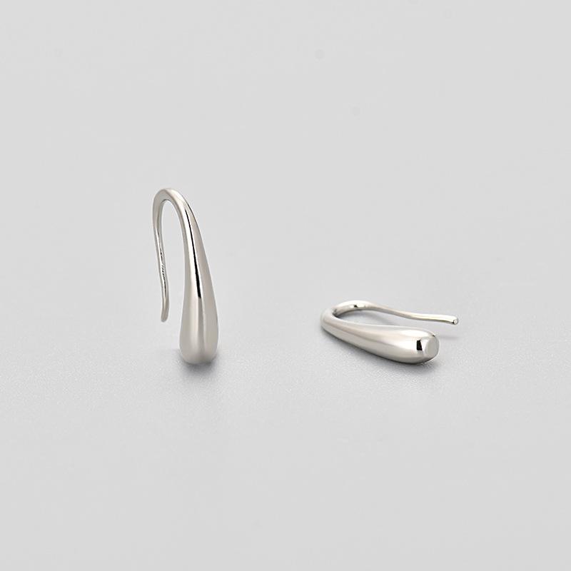 Minimalist Waterdrop Earrings Short Hair Versatile Niche Design Temperament Studs
