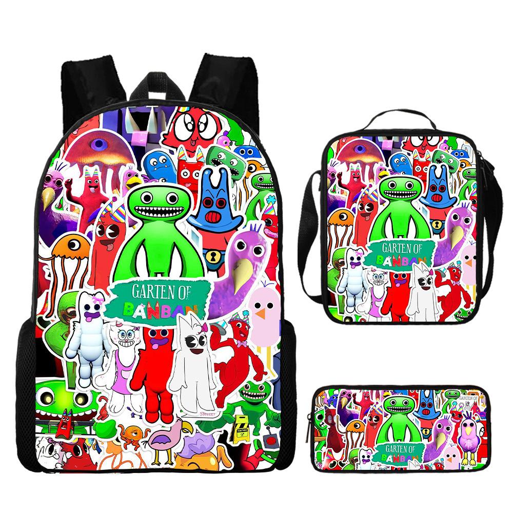 Traditional Creative Cool Total Drama 3D Pattern Pupil Schoolbags For All Oxford Water-resistant Laptop Versatile Journey Rucksacks