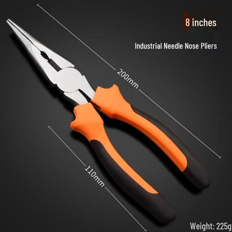 Tiger Industrial-Grade Multifunctional Wire Pliers: Household Electrician Tools, Labor-Saving, Available In 6-inch and 8-inch Sizes.
