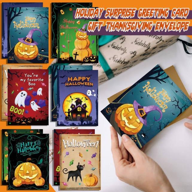 Halloween Cards Halloween Cards With Envelopes And Stickers Note Cards5*7 Inches