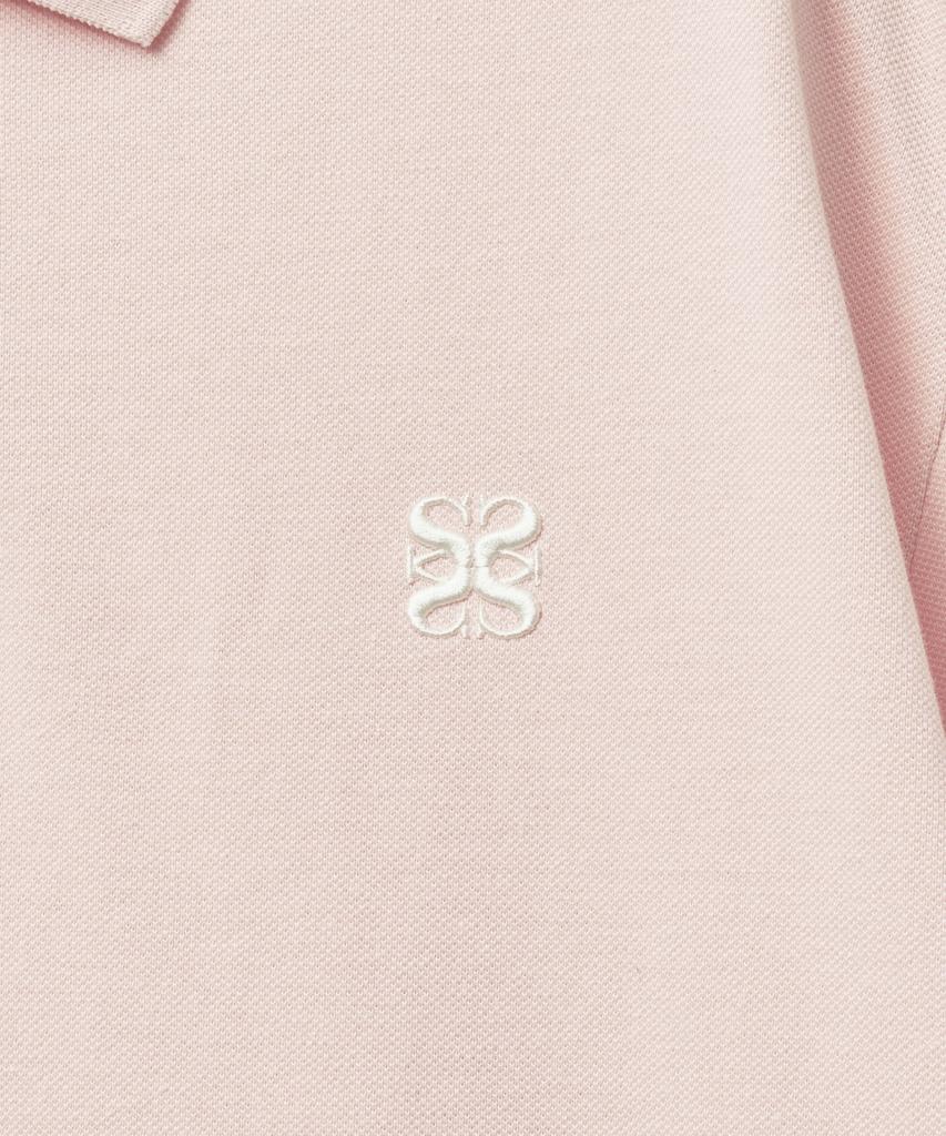 Seteo Basic Pique Polo Short Sleeve T-Shirt Pink