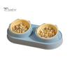 Miska dla zwierząt podniesiona dla psa pojedyncza/podwójna miska odporna na rozlanie antypoślizgowa karmnik dla kota miska na karmę i wodę dla psów kotów kociąt