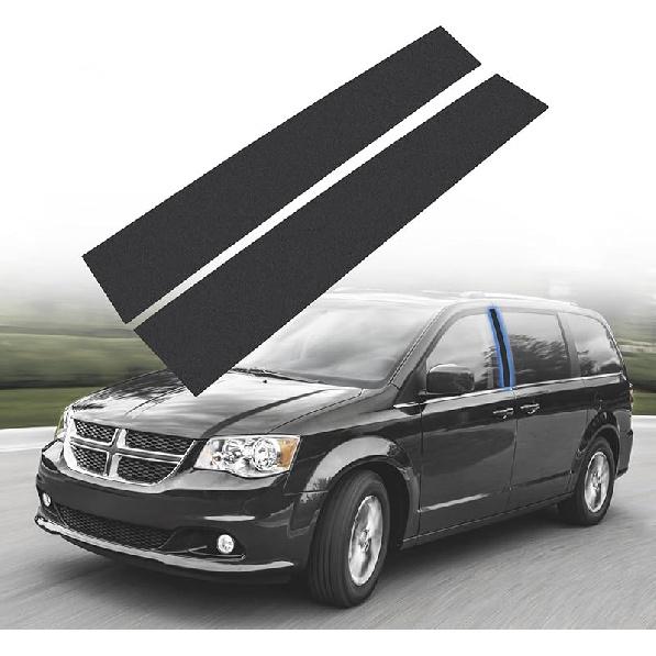 B-Pillar Side Molding Windshield Door Outer Trim Right (Passenger Side Replacement For 2008-2016 Chrysler Town Country,2008- Dodge Grand Caravan