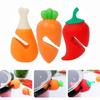 Kitchen Tools Silicone Pot Lid Anti-spill Rack Heat-resistant Anti-Overflow Stoppers Pot Cover Lifter Holder Creative Tools
