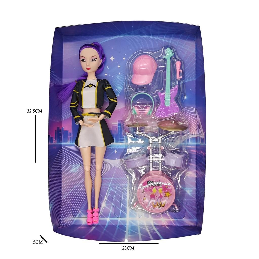 New K-POP Girl Group Doll, Witch Hunter Girl Group Music Accessory Set