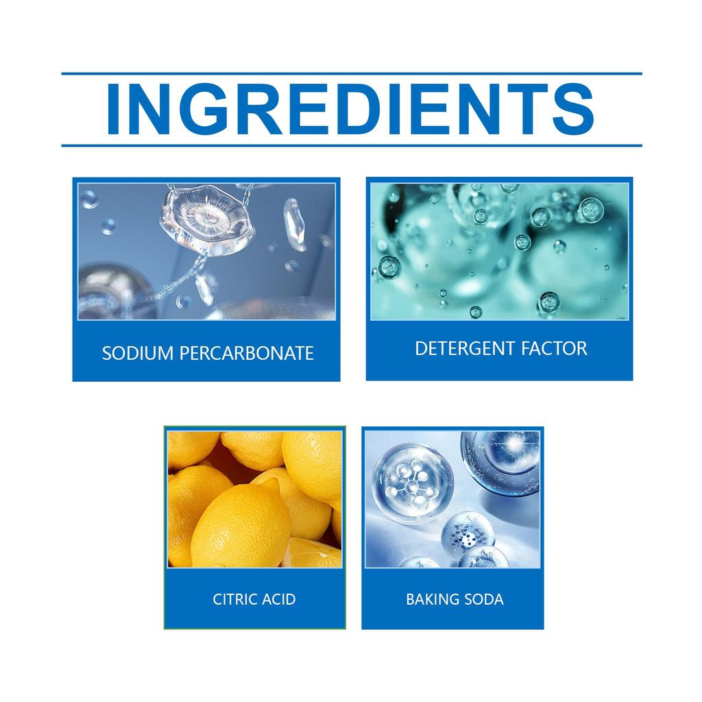 High Efficiency Washing Machine Cleaning Tablets, Washing Machine Cleaning Tablets Remove Dirt, Odor And Mold