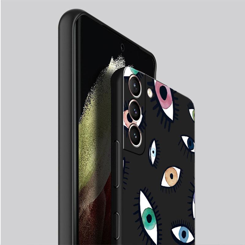 Silicone TPU Cases Lucky Eye Blue Evil Eye Print Phone Case for Huawei Y8s Nova 9 SE 8 10 Y70 Plus Y7 Y90 Y9 Y6 10 Pro 8i Bag