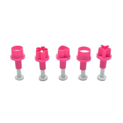 Tagliabiscotti Cuore Pentacolo Tagliapasta a Pressione Forniture per Decorazione Torte Stampi Fondente Stampi Pentacolo Fiore di Pruno