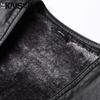 Caesar Men's PU Leather V-Neck Cardigan Vest