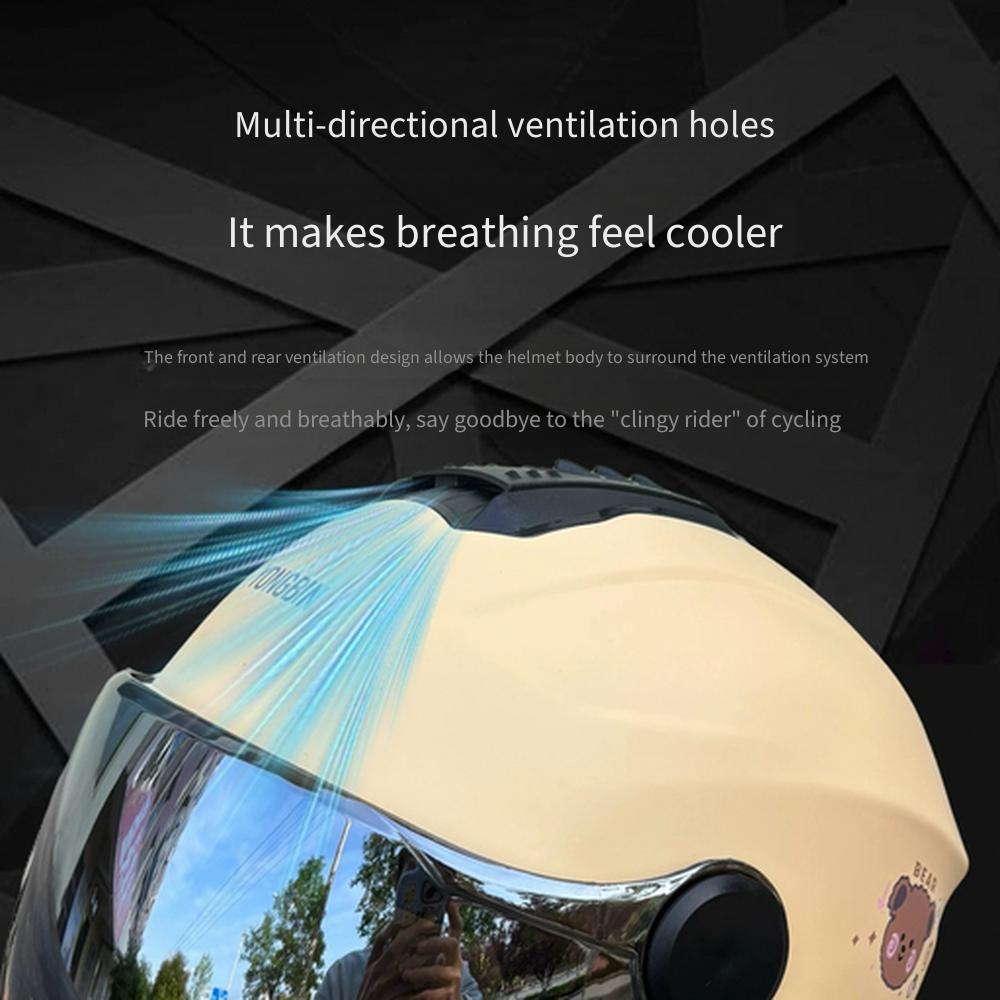 3C‑Certified Women Electric Scooter Helmet, 2026 New Summer Full‑Face Safety Helmet, UV‑Protection Sun‑Shock Protective Helmet for Ladies