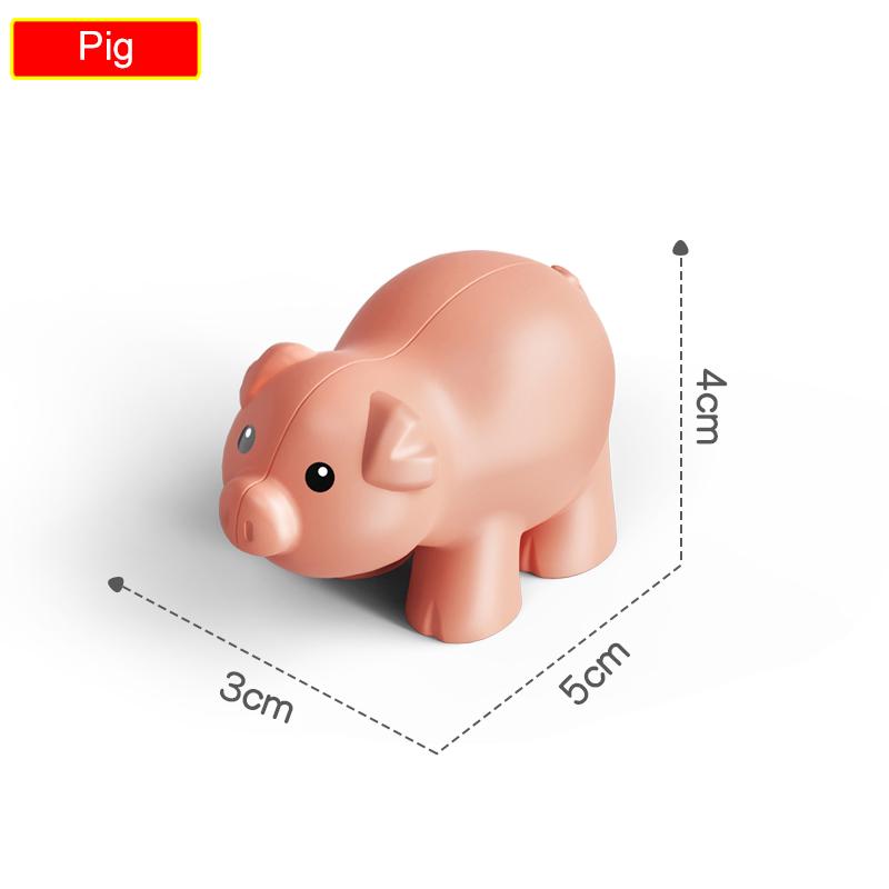 NEW Big Size Building Blocks Accessories Figures Animals Block Dinosaur Kangaroo DIY Bricks Assembly Toys For Children Kids Gift