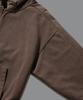 Fp142 Meteor Deer Pigment Zip-Up Hoodie Taupe Brown Sjhd1449