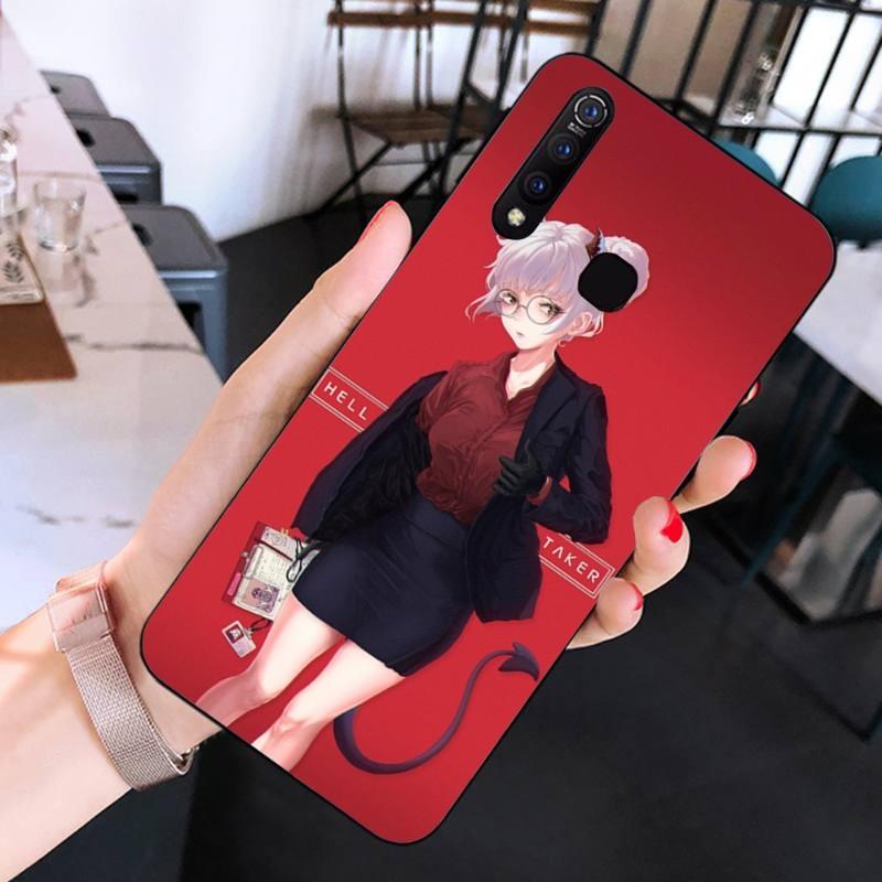 Custodia Carina per Telefono Helltaker per Huawei Mate 40 30 20 10 Pro Lite Nova 9 8 5T Y7p Y7 Cover Nera Morbida per Telefono