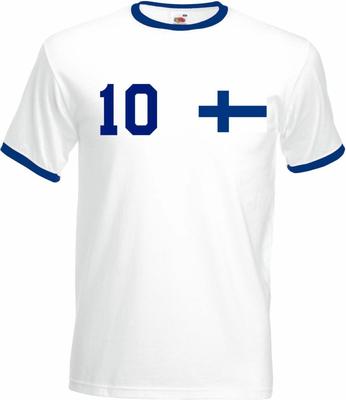 Youth Designz Men's T-Shirt Finland with DESIRED NAME + NUMBER Jersey European Cup