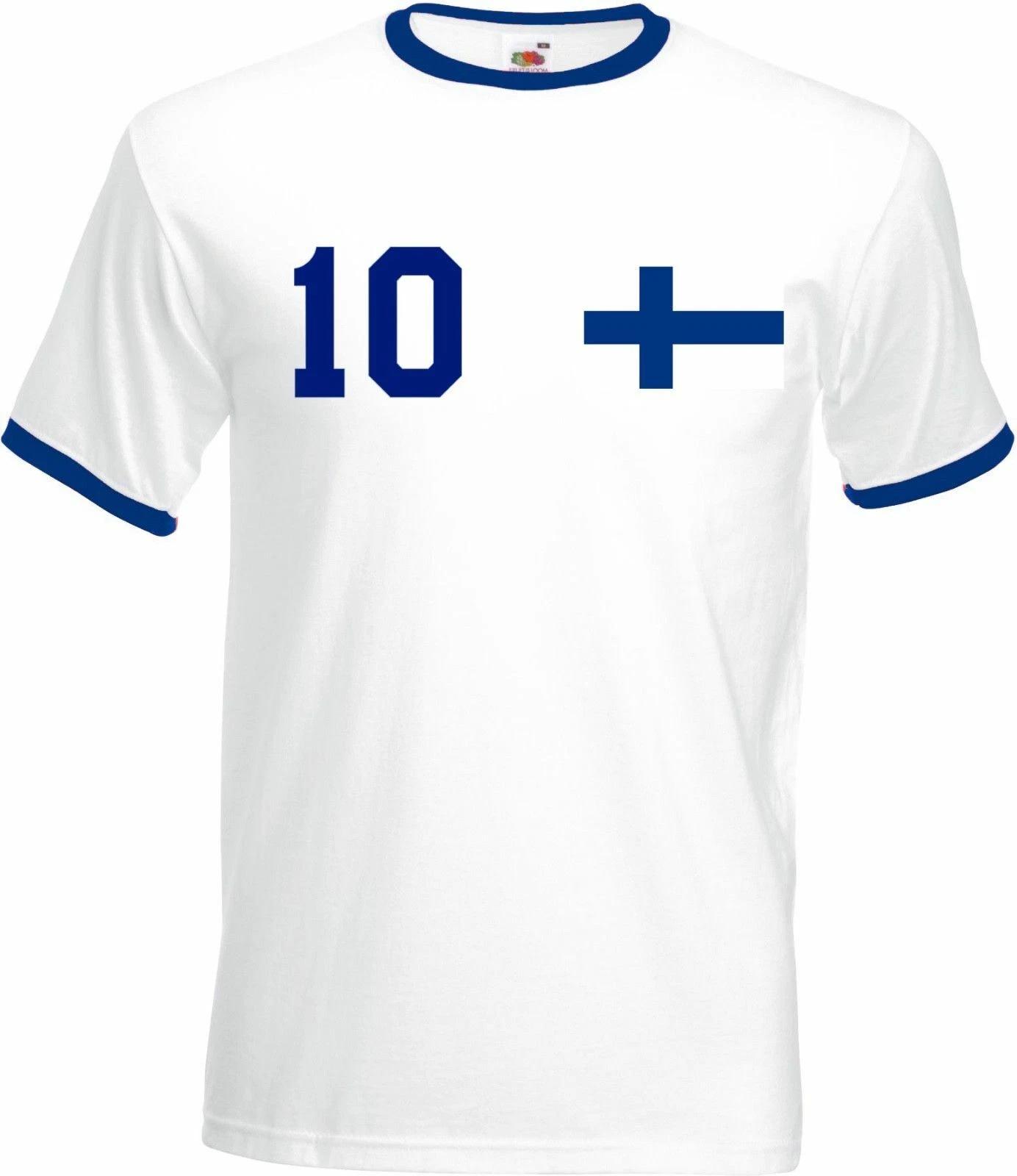 Youth Designz Men s T-Shirt Finland with DESIRED NAME + NUMBER Jersey European Cup L