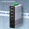 Industrial POE Fiber Optic Switch 4GE+2SFP