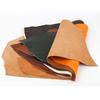 Colorful plain weave top layer cowhide leather material, genuine leather fabric with drop pattern of 1.2mm thick soft cowhide so