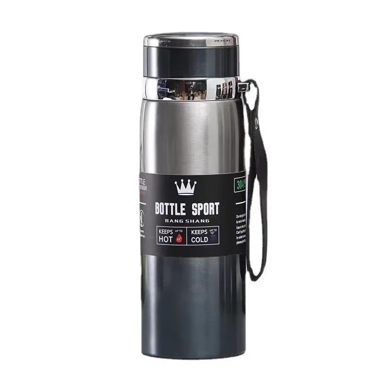 1L Thermal Water Bottle Keep Cold and Hot Water Bottle Thermos for Water Tea Handheld Vacuum Flasks Stainless Steel Coffee Bottl