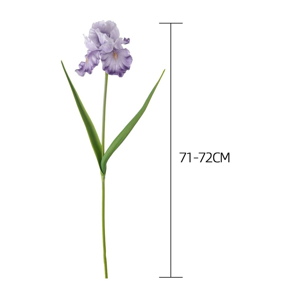 Zelené Listy Umělý Kosatec Květ Vícebarevná Falešná Květina Fleur-de-lis Simulovaná Květina Dárek