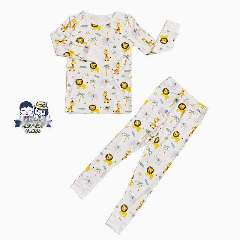 

Дитячий піжамний комплект з бамбукового волокна - Комбінезон для немовлят 1T