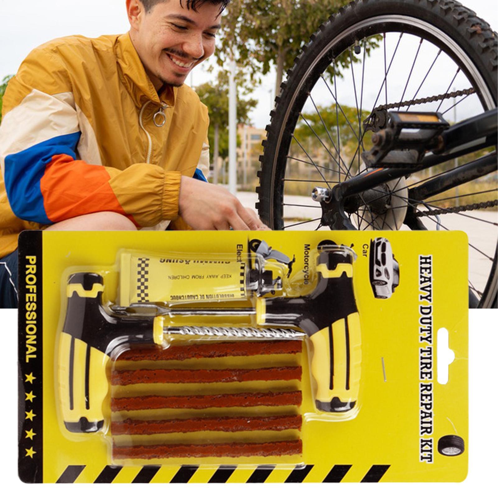 

Набор для ремонта шин Инструменты для ремонта шин автомобиля Устранение проколов Сверхпрочный Портативный Ремонтные инструменты с Т-образной рукояткой Автоаксессуары для седанов внедорожников CHINA