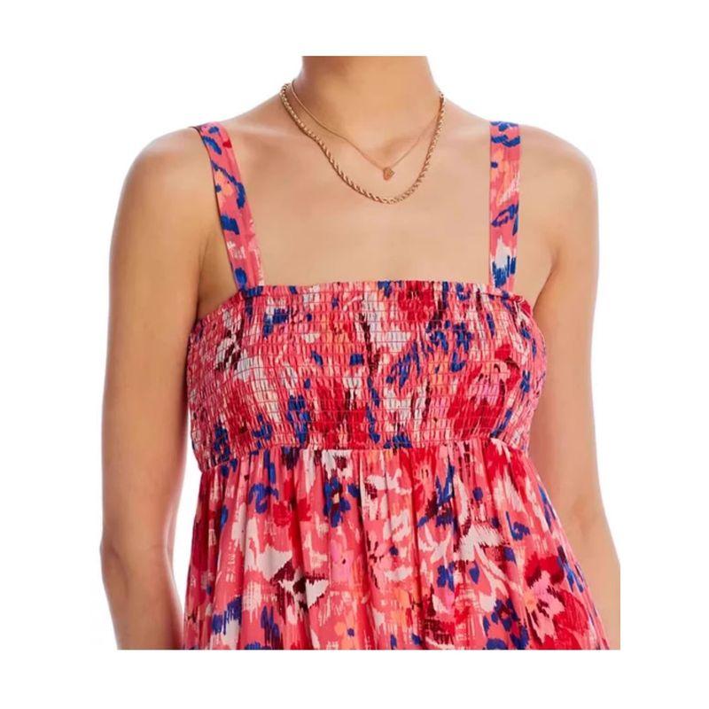 Foreign Trade Order AQ Exquisite Print Sling Wrap-around Temperament Fashion Big Hemline Dating Lady Summer New Dress