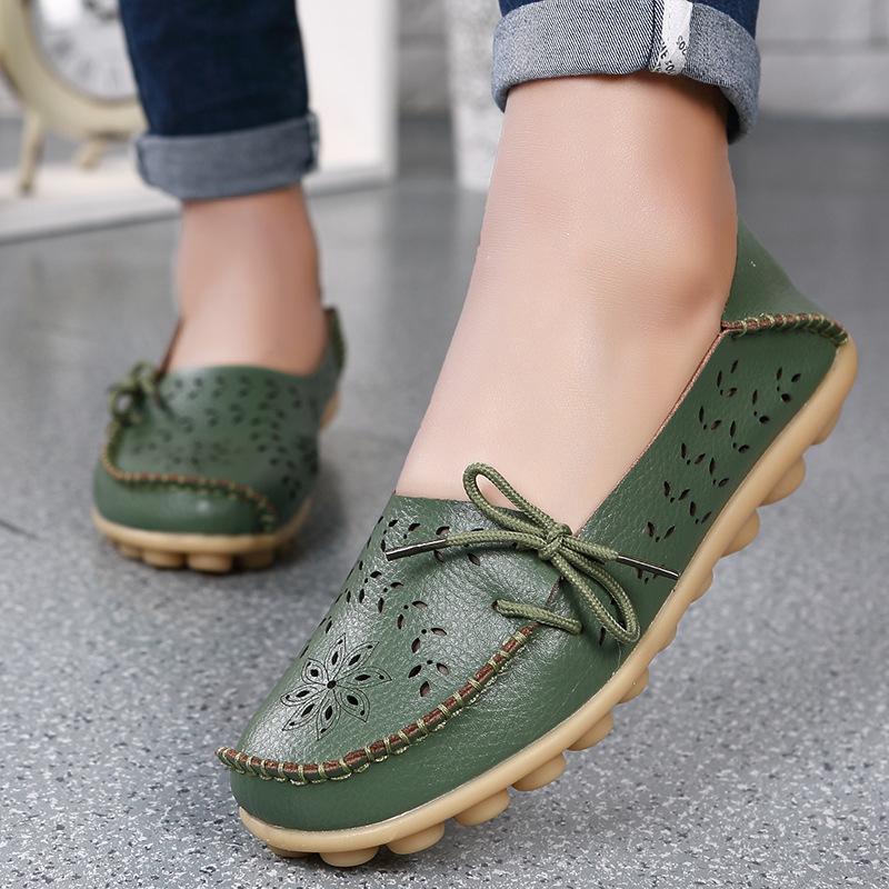 Women Flat Shoes Fashion Women Casual Shoes Breathable Women's Loafers Shallow Comfort Mom Shoes Ladies