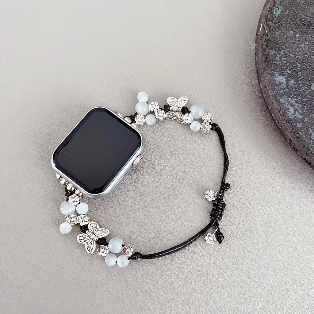Nový náramek s motýlem pro Apple Watch řady 10/9/8/7/6/5/4 SE 40mm 41mm 42mm 44mm 45mm 46mm 49mm Řemínek