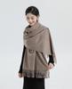 Women's Imitation Cashmere Winter Scarf - Thick Solid Color, Versatile Men's Shawl, Cashmere Wool Blend