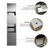 Embedded Stainless Steel 3-in-1 Hand Paper Dispenser