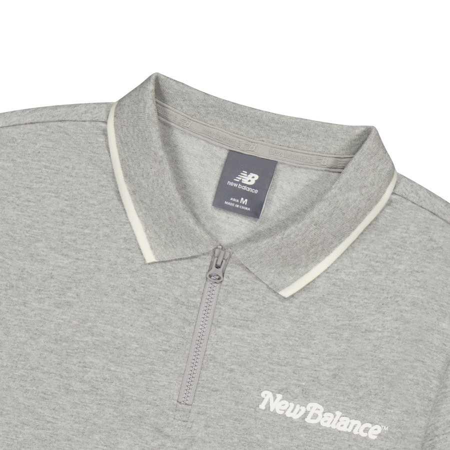 New Balance Polo Shirt Women's Medium Gray NFF22162-MGR