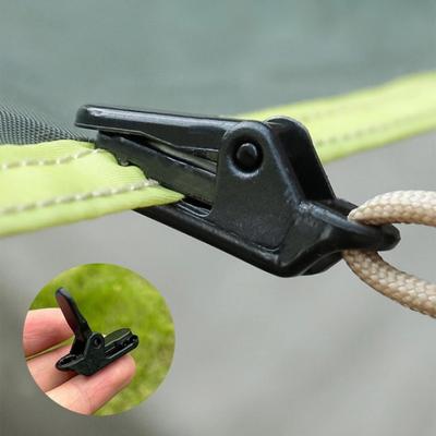 10-50pcs Outdoor Tent Clips Small Anti-wind Fixing Clamp Tarpaulin Clamps for Secure Camping & Outdoor Shelter Fasteners Holder
