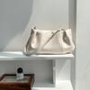 Soft Pleated Underarm Bag Niche Solid Color Portable Shoulder Bag Women's Fashion Versatile Messenger Bag Women's