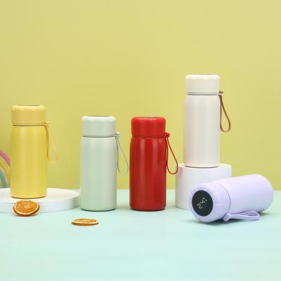 New Stainless Steel Smart Thermos Cup High Appearance Level Portable Rope Student Water Cup Tea Water Separation Accompanying Cup