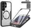 Applicable To Samsung S26Ultra Qicai Mobile Phone Case Magnetic Suction S25Ultra Transparent S24Ultra Anti-drop Protective Case