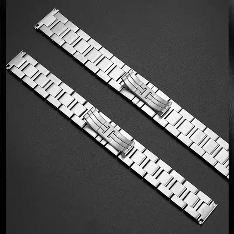 Bracelet de Montre en Acier Inoxydable 16mm 20mm 22mm 23mm pour Cartier Tank Solo Claire Bracelets de Montre en Acier Fin pour Hommes et Femmes