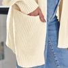 Women's Cardigan Knit Sweater Open Front Cardigan Casual Long Sleeve Lightweight Cardigans With Pockets