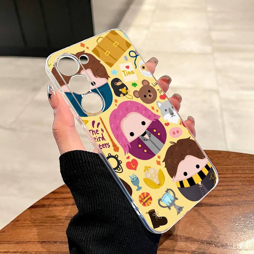 Magic H-Harry-es P-Potters W-Wand Phone Case For SamsungA10,12,20,21S,30,31,40,50,51,52,70,71 Transparent Cover Samsung a52 a52S