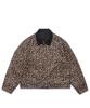 Rockpsycho Leopard Crop Work Jacket Brown