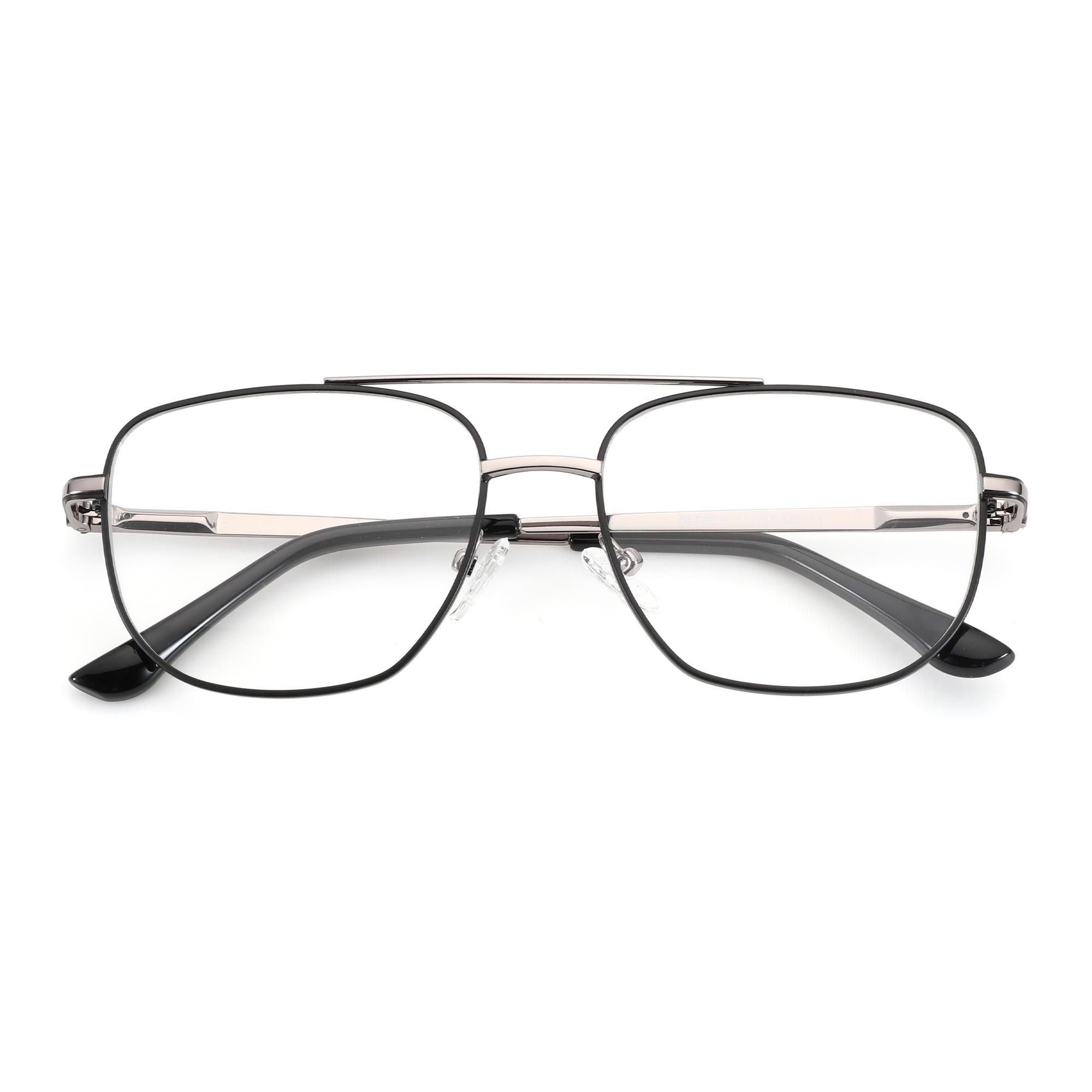 

BLUEMOKY Классический дизайн Авиатор очки по рецепту с градуированными линзами Пилот близорукость/гиперметропия оптические очки для мужчин Single Version&1.56&None